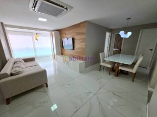 Nautic Residence - Apartamento com 2 quartos (1 suíte) na Península da Ponta D'areia - Vista mar e lagoa