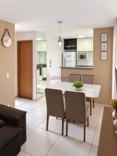 Apartamento de 77m² com 2 quartos no Dunas do Litoral