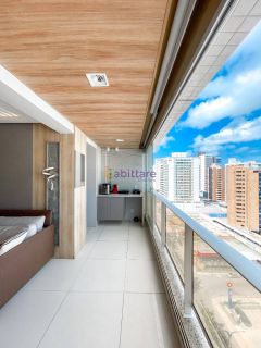 Apartamento de 123m² MOBILIADO com 2 suítes (1 master ampliada) no Península Square - Ponta D'areia