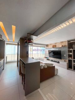 Apartamento de 123m² MOBILIADO com 2 suítes (1 master ampliada) no Península Square - Ponta D'areia