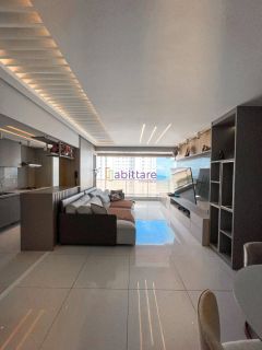 Apartamento de 123m² MOBILIADO com 2 suítes (1 master ampliada) no Península Square - Ponta D'areia