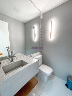 Apartamento de 123m² MOBILIADO com 2 suítes (1 master ampliada) no Península Square - Ponta D'areia