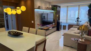 Apartamento Mobiliado no Caribean Residence 110m³ Reformado, Frente Mar