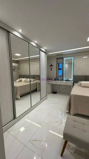 Apartamento Mobiliado no Caribean Residence 110m³ Reformado, Frente Mar