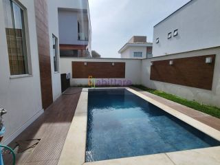 Casa de condomínio no Damha com 488m² com 4 suítes e espaço gourmet com piscina