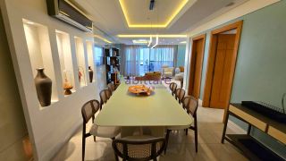 Alugo Apto mobiliado no Ed.Sapphire Residence - 260m² com 3 suítes - Península da Ponta D'areia