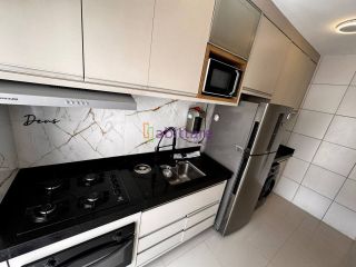 Apartamento de 57m² com 2 quartos (1 suíte) no Condomínio Ilha do Conde - Turu