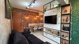 Apartamento de 50,84m² no Space Calhau I com 2 quartos (1 suíte)