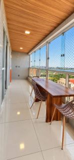 Alugo apartamento semi mobiliado com 3 suítes no Península Square - Vista Mar e lagoa