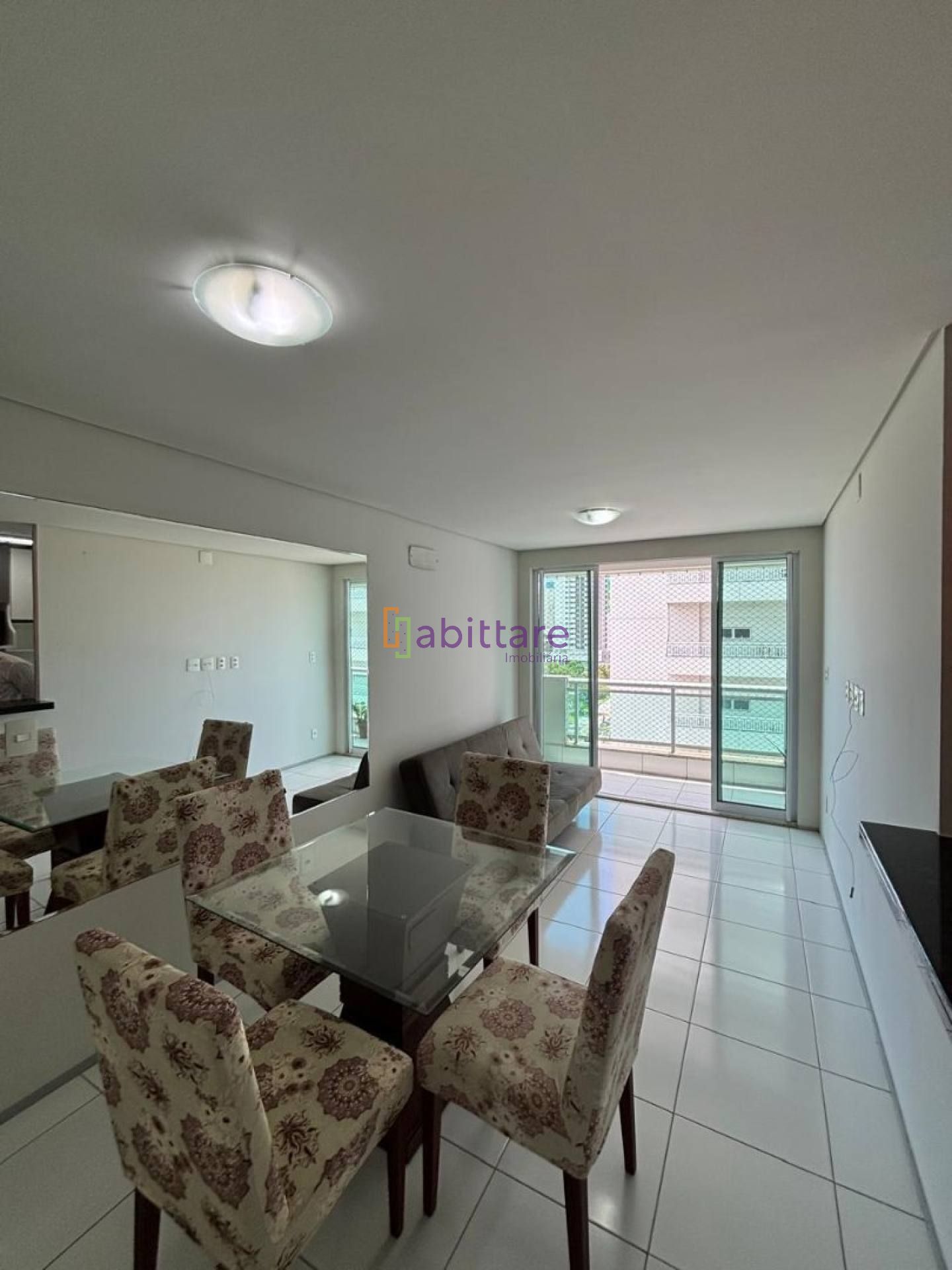 Alugo apartamento mobiliado no Acqua Bella com  1quarto na Ponta D'areia de 48m²