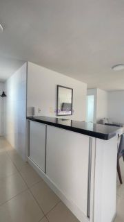 Apartamento vista mar, mobiliado no Acqua Bella com 2 quartos (1 suíte) na Ponta D'areia de 71m²