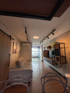 Alugo Apartamento vista mar, mobiliado no Acqua Bella com 2 quartos (1 suíte) na Ponta D'areia de 71m²
