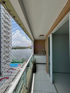 Alugo apartamento mobiliado no Acqua Bella com  1quarto na Ponta D'areia de 48m²