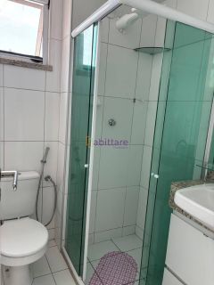 Alugo apartamento mobiliado no Acqua Bella com  1quarto na Ponta D'areia de 48m²