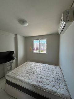 Alugo apartamento mobiliado no Acqua Bella com  1quarto na Ponta D'areia de 48m²