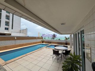 Alugo apartamento mobiliado no Acqua Bella com  1quarto na Ponta D'areia de 48m²