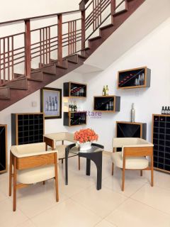 Casa duplex MOBILIADA no Jardim Eldorado com 4 suítes (1 master) + DCE e espaço gourmet com piscina