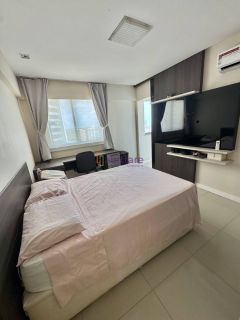 Alugo apartamento mobiliado com 4 quartos (2 suítes) - 220m² vista mar no Litorânea Beach