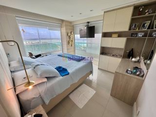 Alugo apartamento mobiliado com 4 quartos (2 suítes) - 220m² vista mar no Litorânea Beach