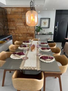 Apartamento de 217m² MOBILIADO com 3 suítes com closet no Litorânea Beach - Vista mar