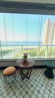 Apartamento de 217m² MOBILIADO com 3 suítes com closet no Litorânea Beach - Vista mar