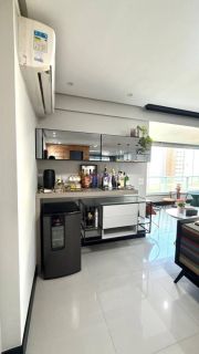 Apartamento de 217m² MOBILIADO com 3 suítes com closet no Litorânea Beach - Vista mar