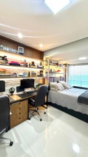 Apartamento de 217m² MOBILIADO com 3 suítes com closet no Litorânea Beach - Vista mar
