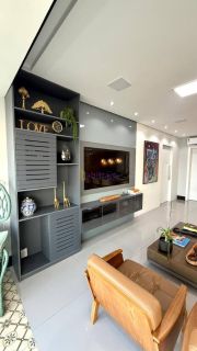 Apartamento de 217m² MOBILIADO com 3 suítes com closet no Litorânea Beach - Vista mar