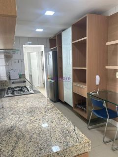 Aluguel de apartamento MOBILIADO no Solar da Península de 136,66m² com 3 suítes (1 master) - Ponta D'areia