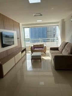 Aluguel de apartamento MOBILIADO no Solar da Península de 136,66m² com 3 suítes (1 master) - Ponta D'areia