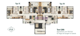 Apartamento no Cidade do Porto de 128m² com 3 suítes - Av. Mário Andreazza