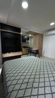 Alugo apartamento no Studio Design mobiliado de 1 quarto - Calhau