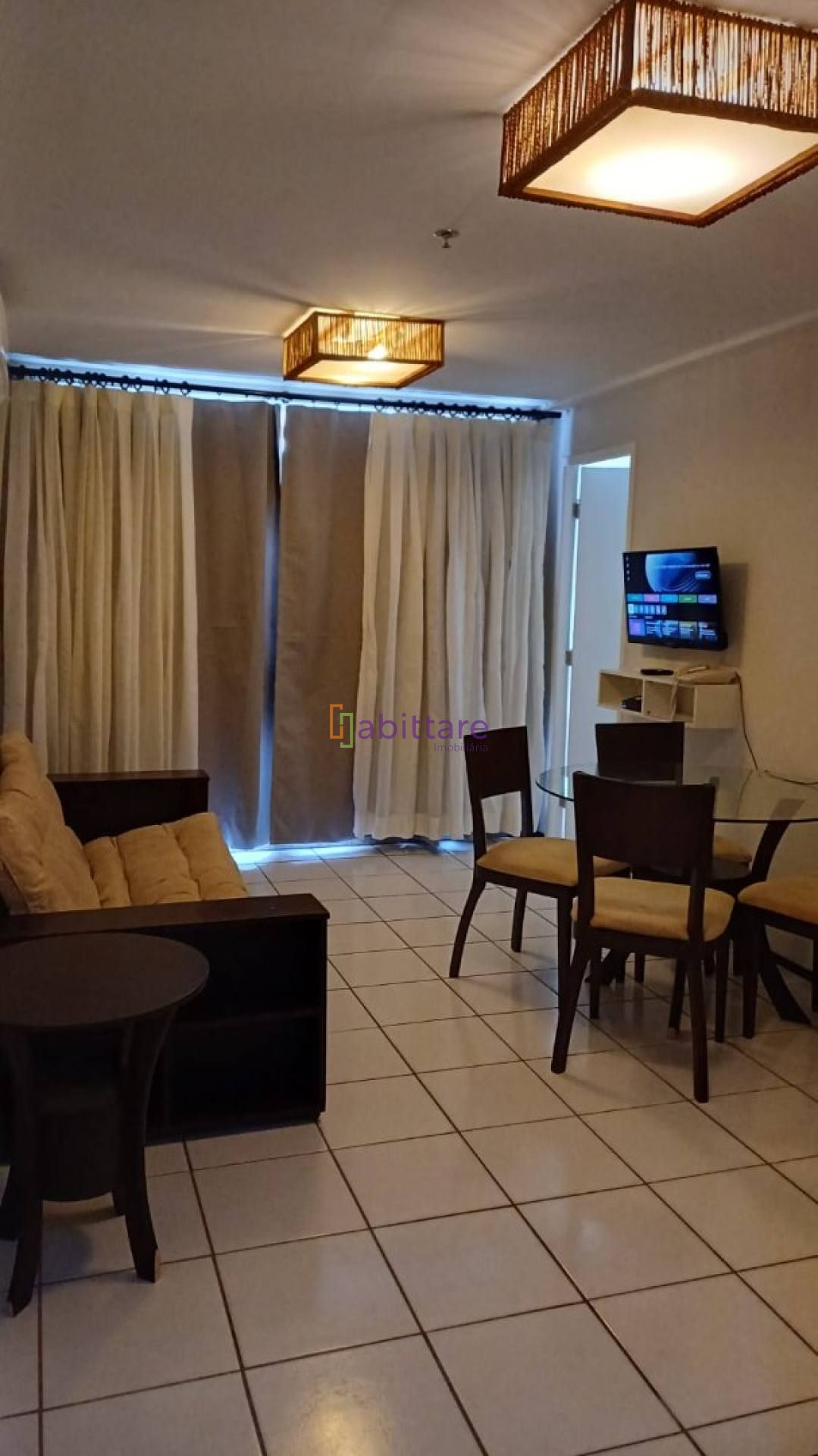 Flat tipo B mobiliado de 48m² com 1 suíte no Gran Solare em Barreirinhas