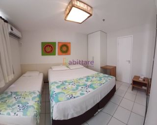 Flat tipo B mobiliado de 48m² com 1 suíte no Gran Solare em Barreirinhas