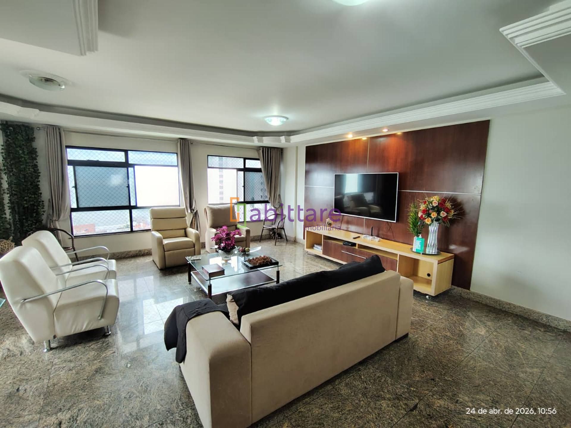 Alugo apartamento no Edificio Lido de 155m² - 3 suítes - Ponta D´areia