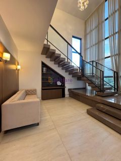 Casa duplex de 340m² com 5 suítes + espaço gourmet com piscina no Alphaville Araçagy