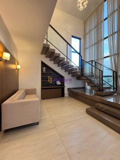 Casa duplex de 340m² com 5 suítes + espaço gourmet com piscina no Alphaville Araçagy