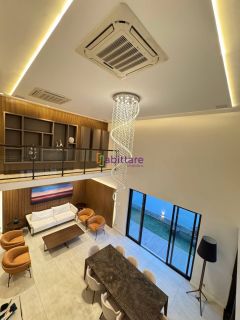 Casa duplex de 340m² com 5 suítes + espaço gourmet com piscina no Alphaville Araçagy