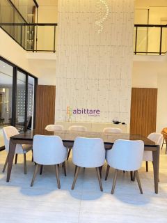 Casa duplex de 340m² com 5 suítes + espaço gourmet com piscina no Alphaville Araçagy