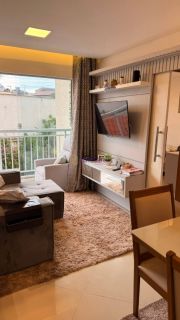 Apartamento MOBILIADO no Fit Vivare 2 de 57m², 2 quartos (1 suíte) com fino porcelanato