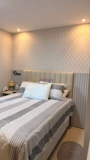 Apartamento MOBILIADO no Fit Vivare 2 de 57m², 2 quartos (1 suíte) com fino porcelanato
