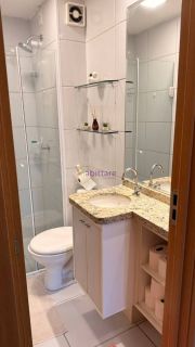 Apartamento MOBILIADO no Fit Vivare 2 de 57m², 2 quartos (1 suíte) com fino porcelanato