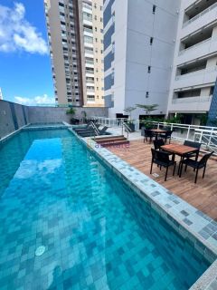 Alugo apartamento no condominio Évora - 2 suítes - Ponta D´areia Vista mar