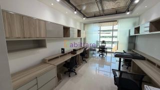 Alugo sala comercial mobiliada no Edificio Lagoa Corporate - Ponta D´Areia