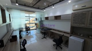 Alugo sala comercial mobiliada no Edificio Lagoa Corporate - Ponta D´Areia