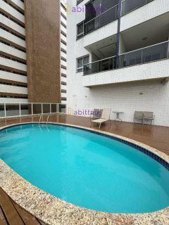 Locação - Turim no Calhau, apartamento de 77m² MOBILIADO com 2 suítes