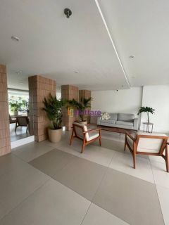 Edifício Arpoador - Alugo apartamento mobiliado de 01 quarto no Calhau - Vista Mar