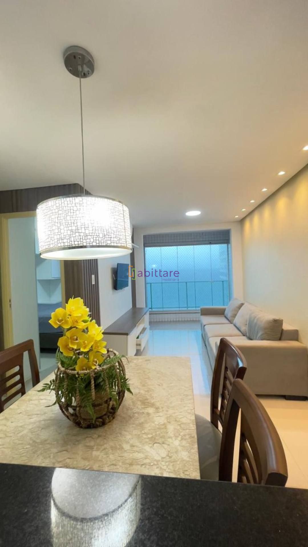 Alugo apto MOBILIADO no Biadene - Vista mar na Ponta do Farol - 42m² com 1 quarto