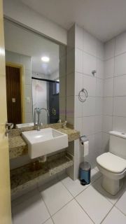 Alugo apto MOBILIADO vista mar na Ponta do Farol - 42m² com 1 quarto