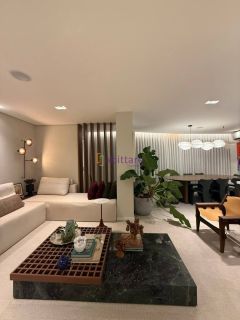 Apartamento mobiliado de 105m² com 2 suítes no Edifício Solarium - Ponta D'areia